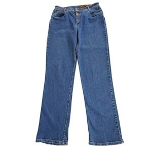 Lawman Western Jeans Size 11/12 (30x32.5) High Rise Bare Back Cowgirl Rodeo